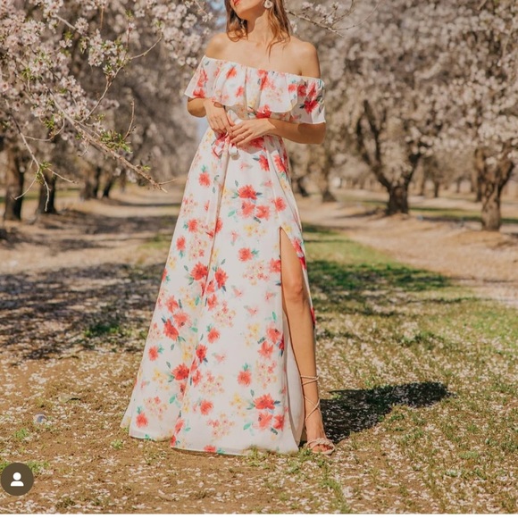 Yumi Kim Carmen Maxi Dress in Paradise Villa Ivory ,Size 2 - Picture 5 of 8